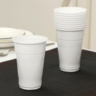 Стаканы одноразовые Не ЗАБЫЛИ! «Для отдыха», набор 10 шт., 200 мл, пластик, d=7 см, белые - Фото 1