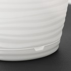 Горшок для цветов с поддоном Saffron, 1.5 л, d=14.6 см, h=13.5 см, пластиковый, белый - Фото 4