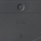 Горшок для цветов с поддоном Saffron, 2.6 л, d=17.6 см, h=16.2 см, пластиковый, серый - Фото 5