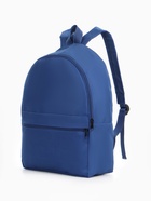 Рюкзак школьный на молнии, с карманом, размер 27×11×37 см, синий - Фото 8