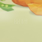 Миска пластиковая Bergamo, 4 л, 25,3×25,3×12,3 см, с декором, цвет салатовый - фото 4357645