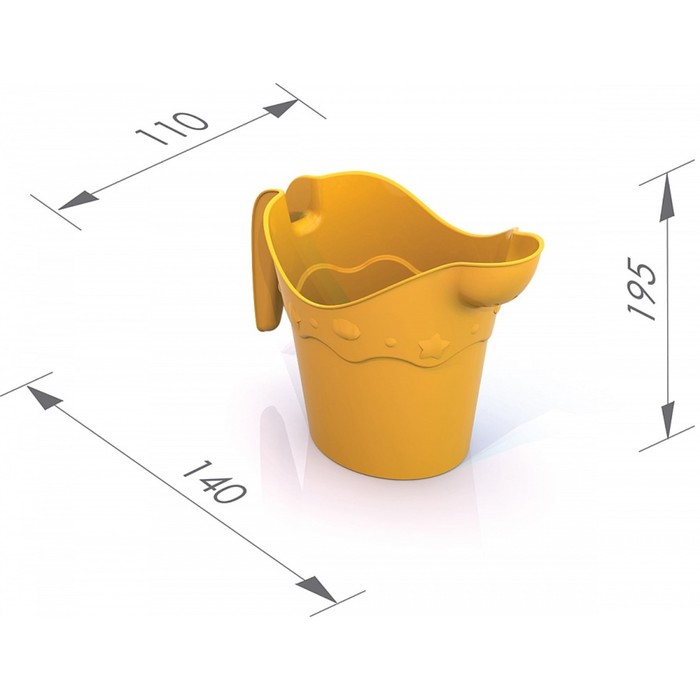 Лейка «Волна», цвета МИКС 55593