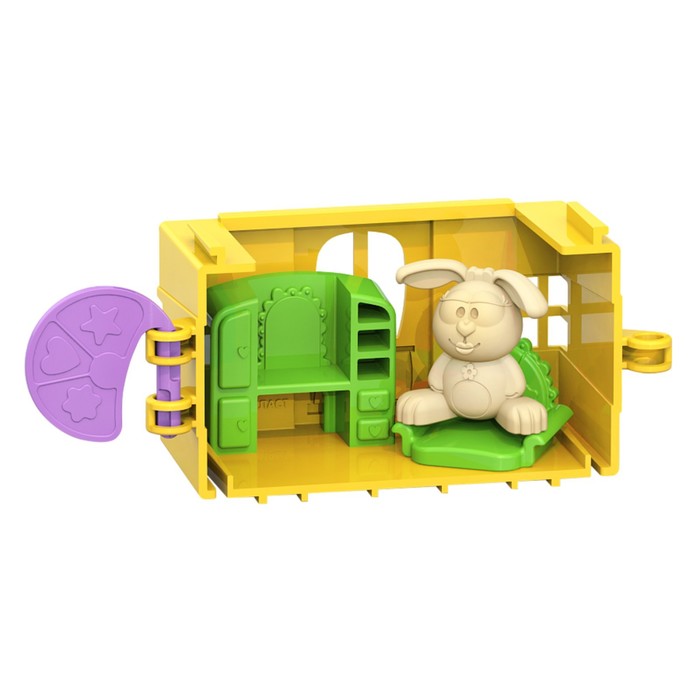 Игровой набор «Зайкин Домик. Гардеробная», цвет розовый 55600