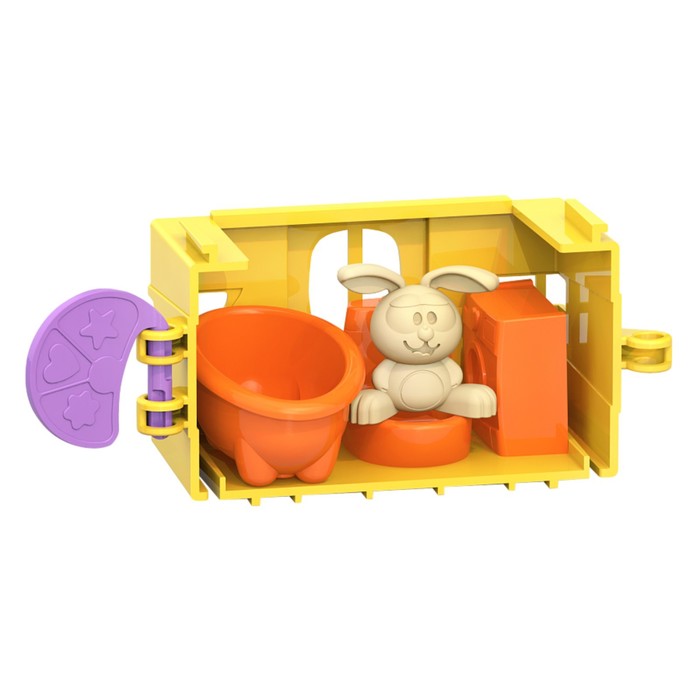 Игровой набор «Зайкин Домик. Ванная», цвет бирюзовый 55601