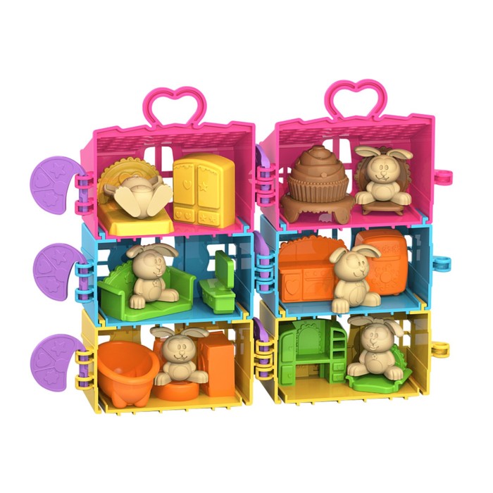 Игровой набор «Зайкин Домик. Ванная», цвет бирюзовый 55601