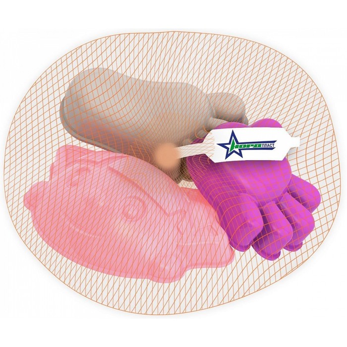 Набор формочек «Девочка + ручка, ножка» 55604