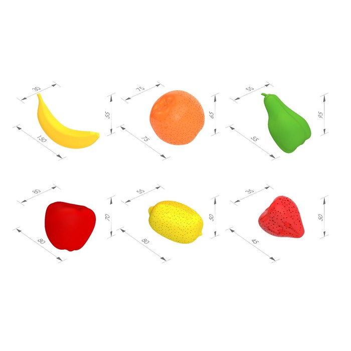 Набор «Фрукты», в ящике 55608