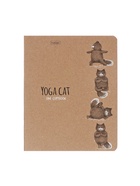 Тетрадь 48 листов в клетку, Animals Yoga, обложка крафт-картон, МИКС 9176536 - фото 16375882