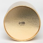 Коробка подарочная шляпная, упаковка, «For you», золотая, 15 х 15 х 15 см - фото 21694251