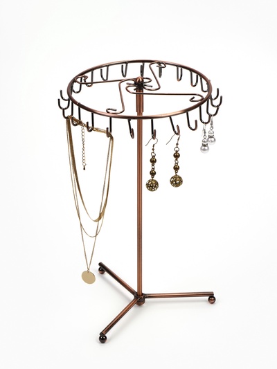 Подставка для украшений «QF. Вешалка», 23 крючка, 21×34 см, цвет медный