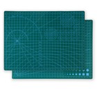 Мат для резки, трёхслойный, 30 × 21 см, А4, цвет зелёный - фото 319996669