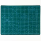 Мат для резки, трёхслойный, 30 × 21 см, А4, цвет зелёный - Фото 2