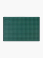 Мат для резки, трёхслойный, двусторонний, 45×30 см, А3, зелёный - Фото 4