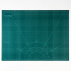 Мат для резки, трёхслойный, 60 × 45 см, А2, цвет зелёный - Фото 3