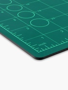 Мат для резки, трёхслойный, двусторонний, 60×45 см, А2, зелёный - Фото 5