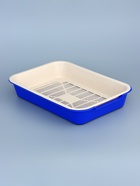 Туалет средний с сеткой 36×26×6.5 см, тёмно-синий/бежевый - Фото 4