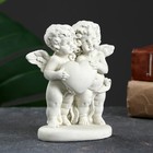 Фигура «Ангелочки с сердцем» состаренный, 12×11×6 см - Фото 1