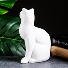 Фигура "Кошка Мурка" белый, 20х11х8см - фото 35738304