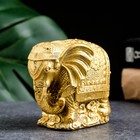 Фигура "Индийский слон"  золото, 12х8х6см - фото 28749896
