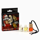 Ароматизаторы в машину новогодние «Сильному духом», антитабак, парфюм, лесные ягоды, набор 3 шт - Фото 3