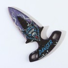 Сувенир деревянный нож тычковый «Волк», 10 х 14 см. - фото 3878170