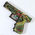 Сувенир деревянный пистолет «Дракон», длина 20 см. - фото 3878174