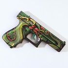 Сувенир деревянный пистолет «Дракон», длина 20 см. - фото 3878175