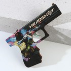 Сувенирное оружие пистолет «Headshot», длина 19,8 см - фото 6657349