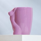 Кружка керамическая «Силуэт» фиолетовая, 320 мл, цвет фиолетовый - Фото 2