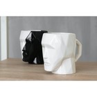 Кружка керамическая «Голова», белая, 500 мл, цвет белый - фото 21694567