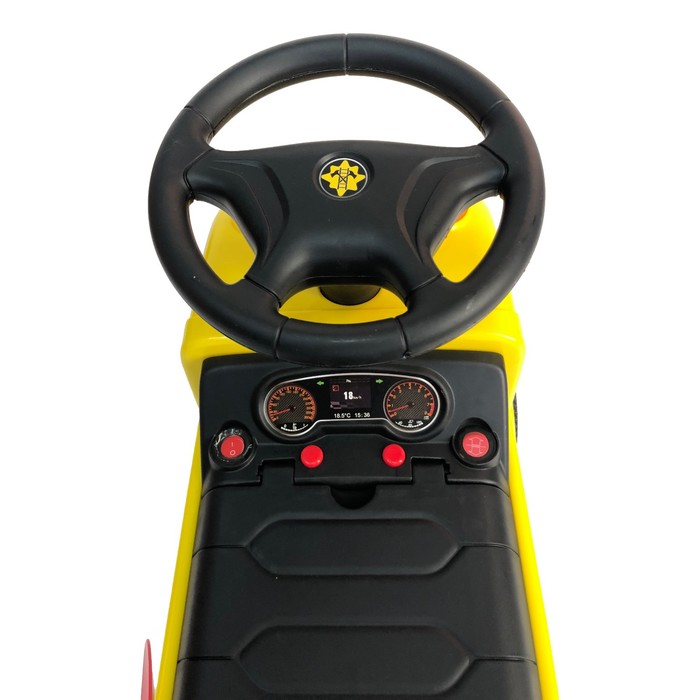 Машинка-каталка детская Farfello «Бетономешалка», цвет жёлтый - фото 1883954215