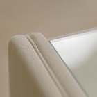 Широкая тумба «Алеро» с дверцей, премиум велюр, цвет лепестки ландыша - Фото 5