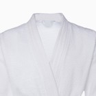 Халат махровый LoveLife "Royal" цвет белый, размер 42-44 (S) 100% хлопок, 330 гр/м2 - Фото 4