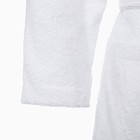 Халат махровый LoveLife "Royal" цвет белый, размер 42-44 (S) 100% хлопок, 330 гр/м2 - Фото 5