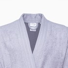 Халат махровый LoveLife "Royal" цвет серый размер 42-44 (S) 100% хлопок, 330 гр/м2 - Фото 6