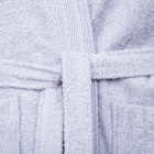 Халат махровый LoveLife "Royal" цвет серый размер 42-44 (S) 100% хлопок, 330 гр/м2 - Фото 8