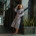 Халат махровый LoveLife «Royal» цвет серый размер 50-52 (L) 100% хлопок, 330 г/м² - Фото 2