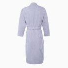 Халат махровый LoveLife «Royal» цвет серый размер 50-52 (L) 100% хлопок, 330 г/м² - Фото 11