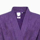 Халат махровый LoveLife "Royal" цвет светло-фиолетовый размер 46-48 (М) 100% хлопок, 330 гр/м2 - Фото 10