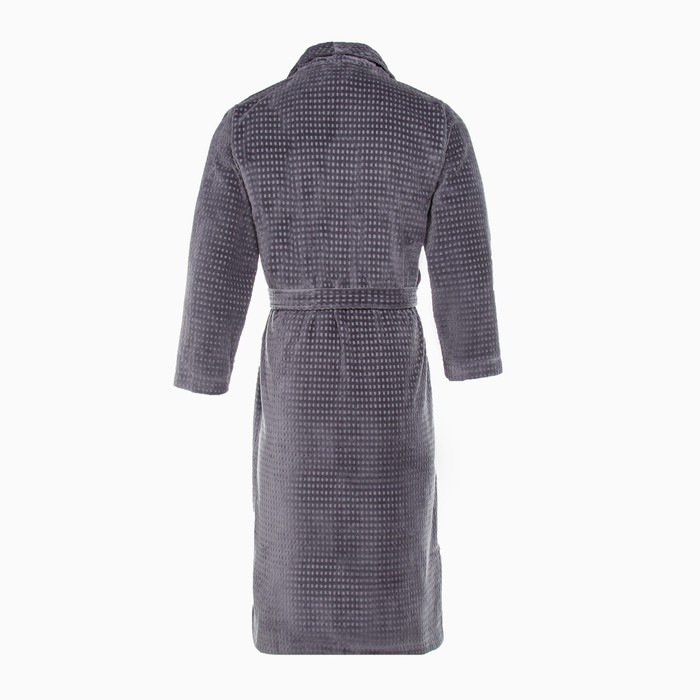 Халат махровый LoveLife "Comfort" цвет серый, размер 48-50 (S) 100% хлопок, 330 гр/м2 - фото 1895755400
