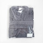 Халат махровый LoveLife "Comfort" цвет серый, размер 48-50 (S) 100% хлопок, 330 гр/м2 - Фото 12