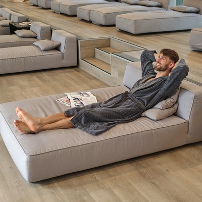 Халат махровый LoveLife Comfort серый, размер 48-50 (S)