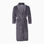 Халат махровый LoveLife "Comfort" цвет серый, размер 48-50 (S) 100% хлопок, 330 гр/м2 - Фото 5