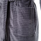 Халат махровый LoveLife "Comfort" цвет серый, размер 48-50 (S) 100% хлопок, 330 гр/м2 - Фото 9