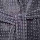 Халат махровый LoveLife "Comfort" цвет серый, размер 52-54 (М) 100% хлопок, 330 гр/м2 - Фото 8