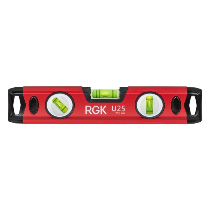 Уровень RGK U25 775311, магнитный, 3 глазка, 250 мм - Фото 1