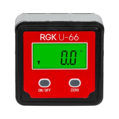 Уровень электронный RGK U-66 776080, 4х90°, LCD-дисплеем