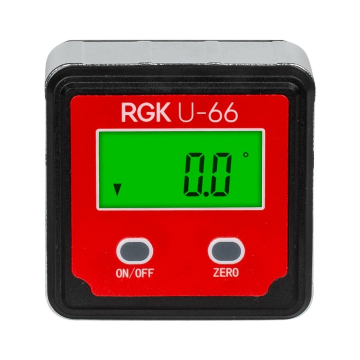 Уровень электронный RGK U-66 776080, 4х90°, LCD-дисплеем - Фото 1