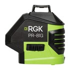 Уровень лазерный RGK PR-81G, 40 м, 360°, 3 луча, 515 Hm, 1/4", 5/8" - Фото 2