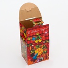 Коробка новогодняя подарочная складная «Полюсатики» 9.5×7.5×16.5 см, для сладких подарков - Фото 4
